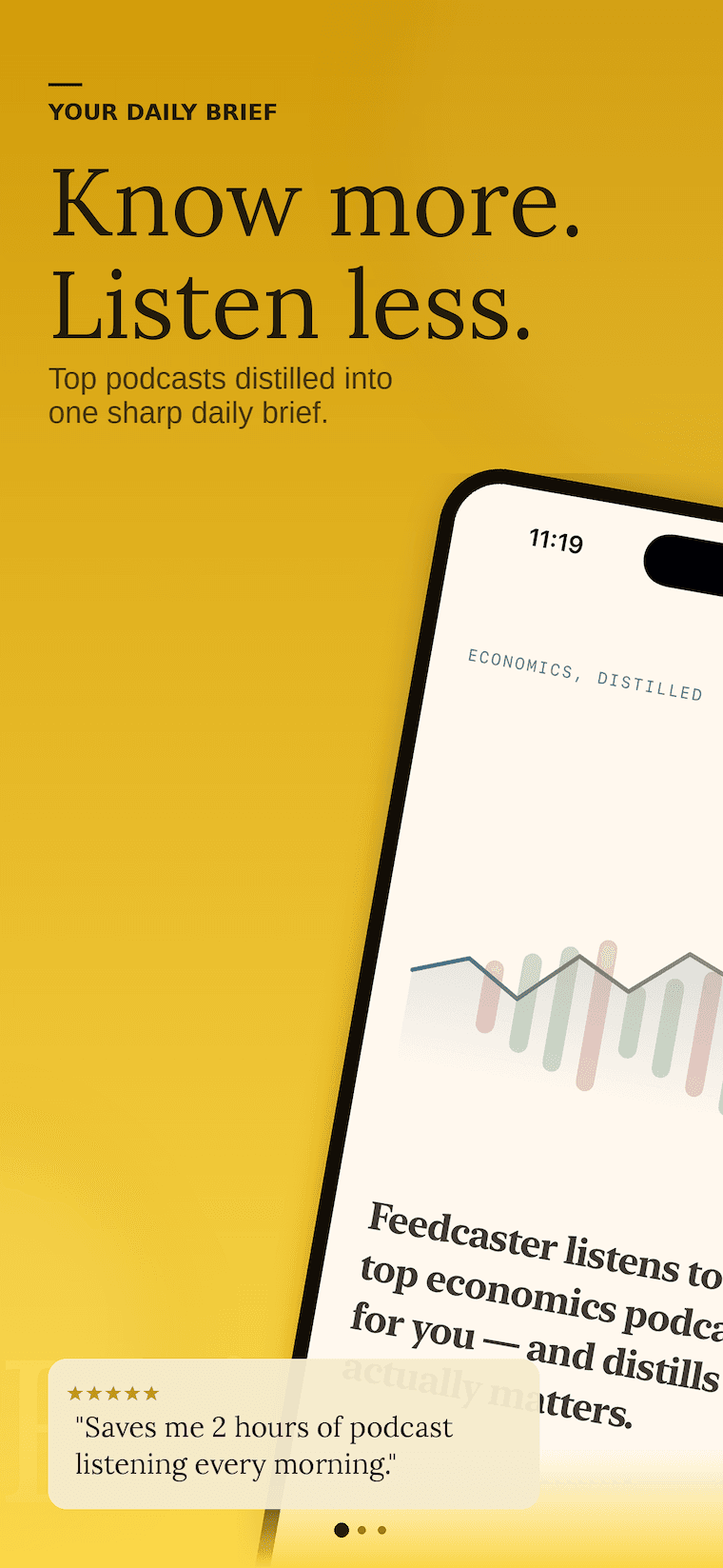 Feedcaster daily brief — top finance and tech podcasts distilled into one sharp daily brief.